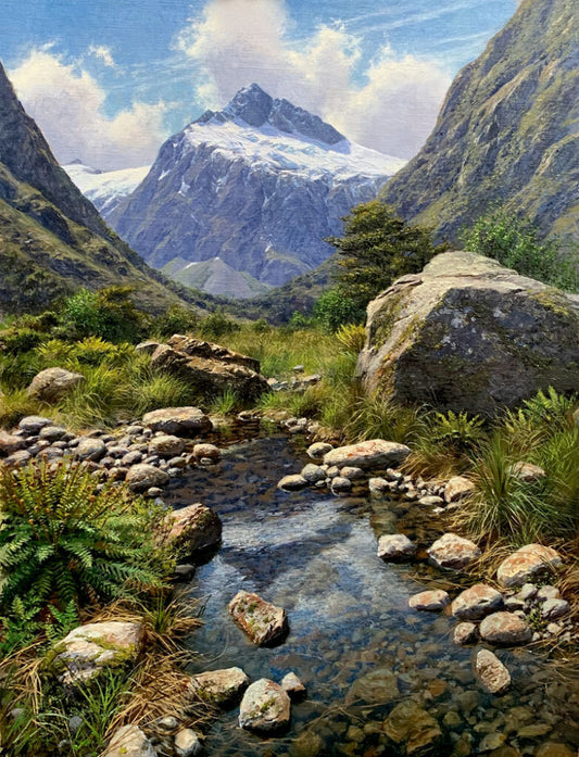 In The Mountains – Oil Painting Tutorial